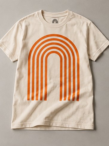 Concept product shot: Arches T-shirt